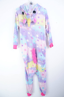 Пижама или кегуруми единорог из флиса на 9-10 лет