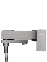 Смеситель для ванны с душем WONZON & WOGHAND CUBE, Темный графит (WW-88639016-BGM)