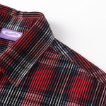 Рубашка Ymkashix Velvet Button Tartan