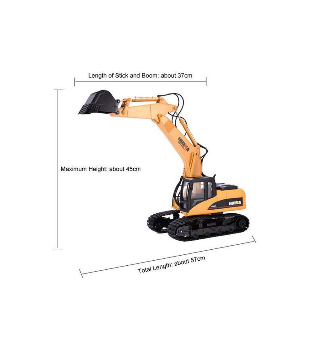 Радиоуправляемый экскаватор HUI NA TOYS 2.4G 15CH 1/14 RTR