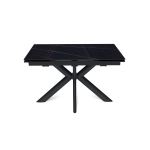 Стол раскладной Strong (120+30+30), керамика матовая Black Gold