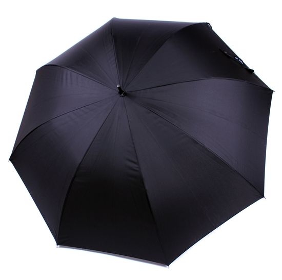 Мужской зонт трость Три Слона Черный - Однотонный Автомат 1700