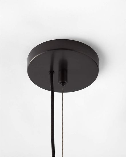 Чёрная люстра “Амье”