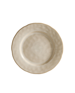 Zara Home тарелка обеденная из каменной керамики, цвет кремовый, 27.8 см