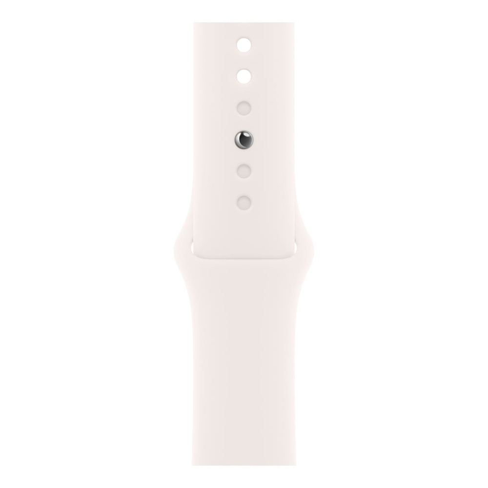 Apple Watch Series 10, 42 мм корпус из алюминия цвета «Rose Gold», ремешок Sport Band размера S/M цвета «Light Blush»