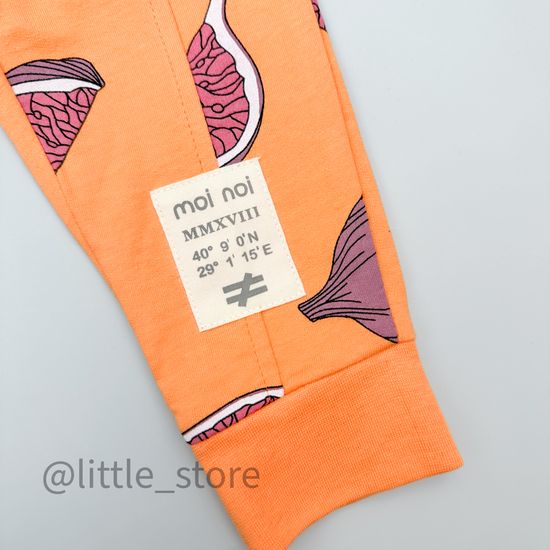 Комплект хлопковый Moi Noi, Инжир на оранжевом