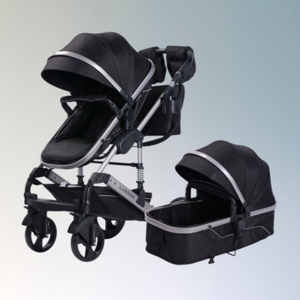 Коляска-трансформер Luxmom 558 2в1 Черный