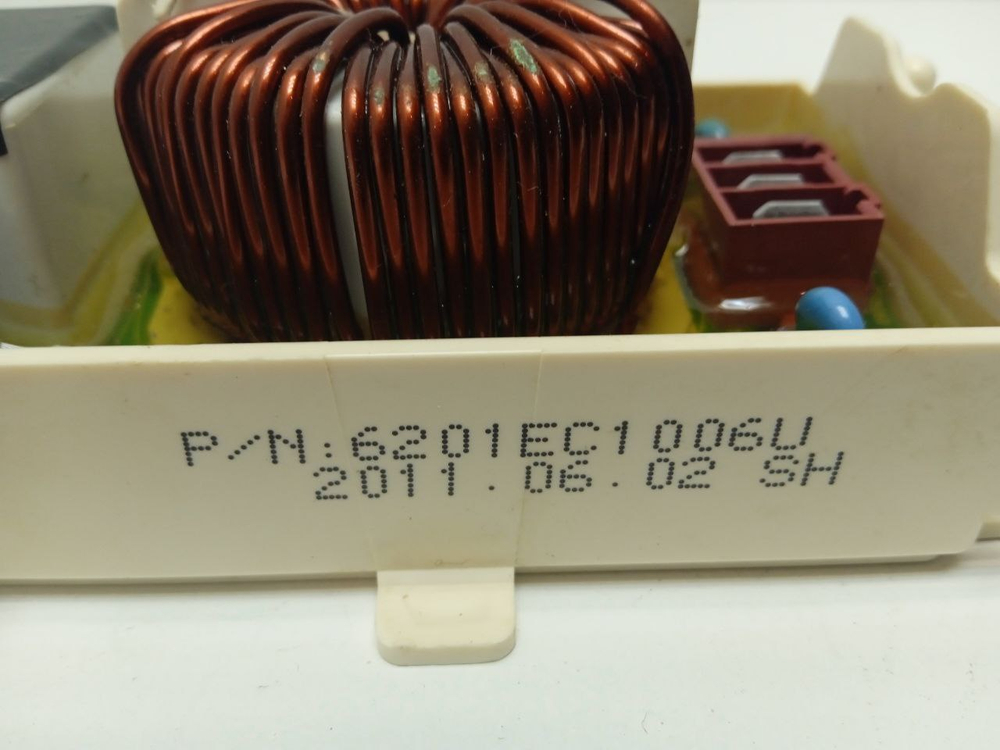 F1058ND кт5 Сетевой фильтр к стиральной машине LG б/у 6201EC1006U б/у