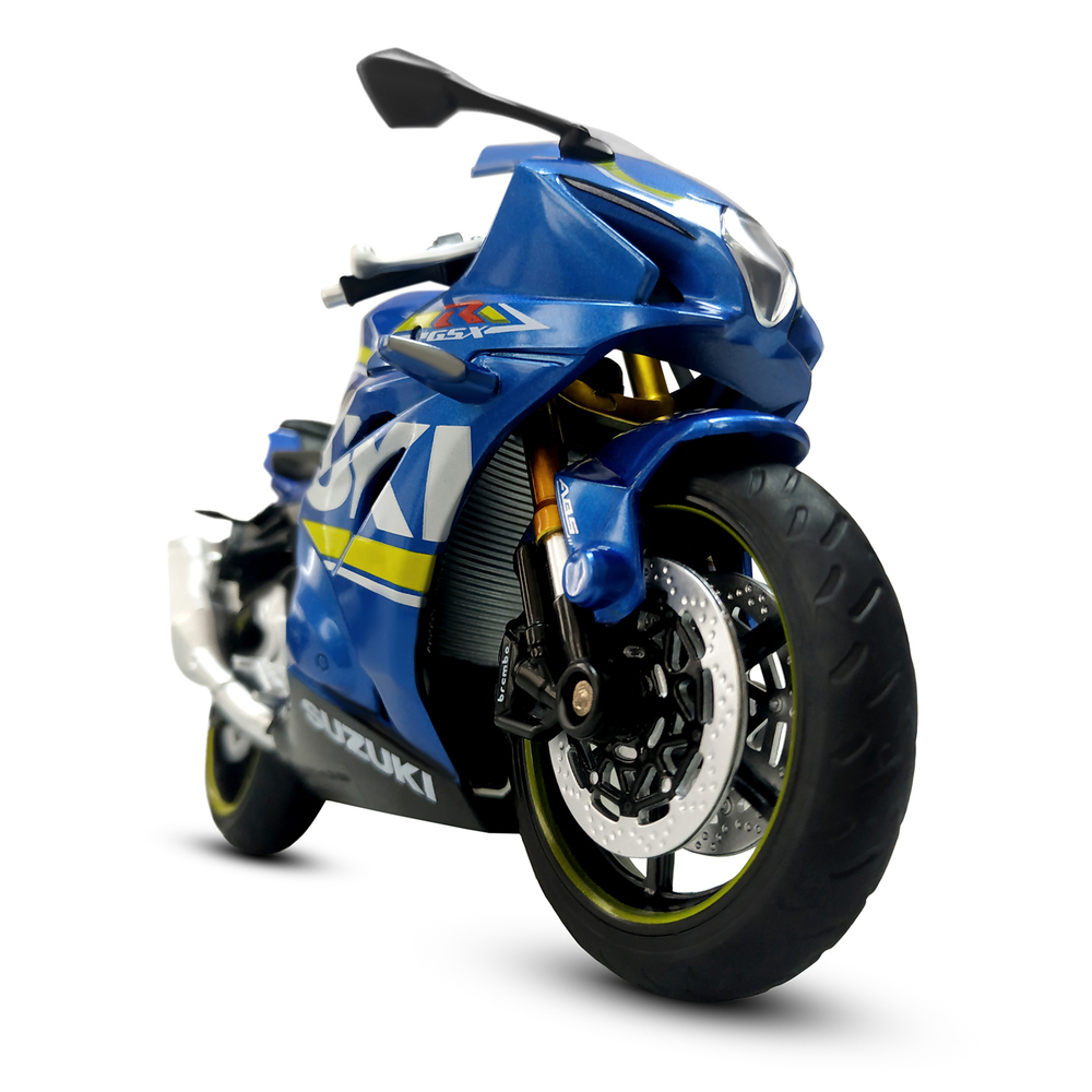 Мотоцикл 1:12 SUZUKI GSR-R1000 металлическая модель