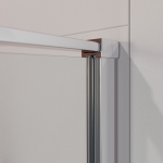 Душевая дверь Cezares LINER-B-12-90-C-Cr-R, 90х195, правосторонняя, профиль хром, прозрачное стекло