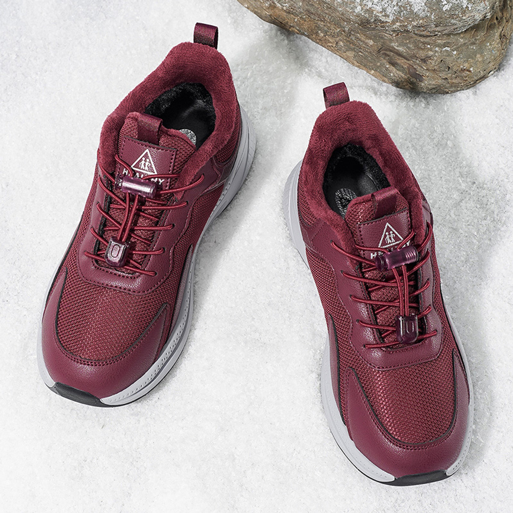 CHENGSHILUOTUO Elderly Insulated Shoes Unisex