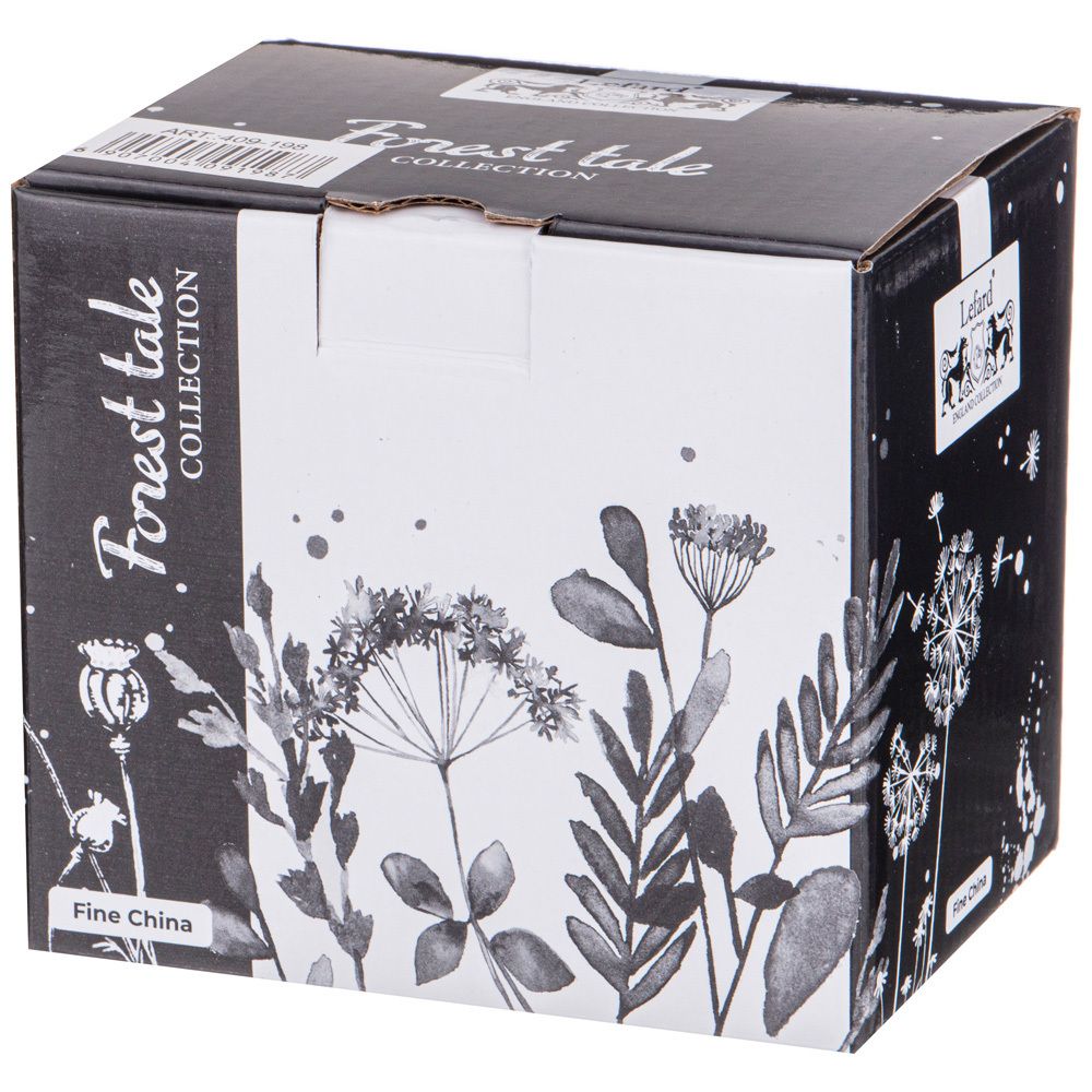 КРУЖКА LEFARD "FOREST TALE" GREY 350 МЛ (КОР=24ШТ.)