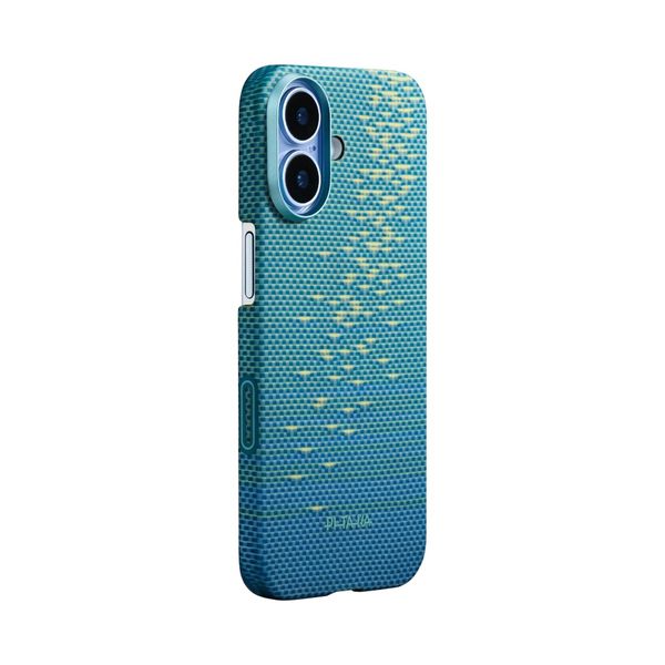Чехол Pitaka Edge Case для iPhone 17, Лазурный | Lucid Blue