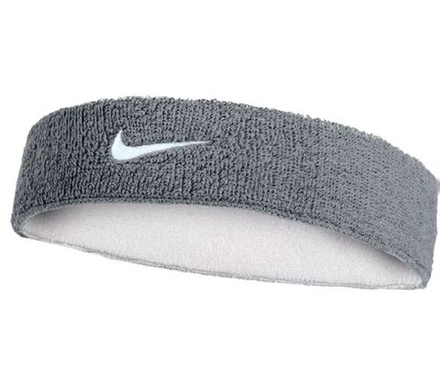 Повязка на голову Nike Swoosh Reversible Headband - cool grey/white