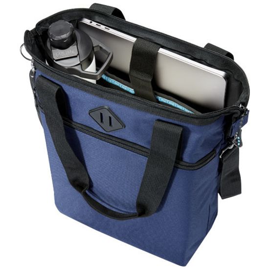 Эко-сумка для 15-дюймового ноутбука Repreve® Ocean объемом 12 л из переработанного ПЭТ, соответствующего стандарту GRS