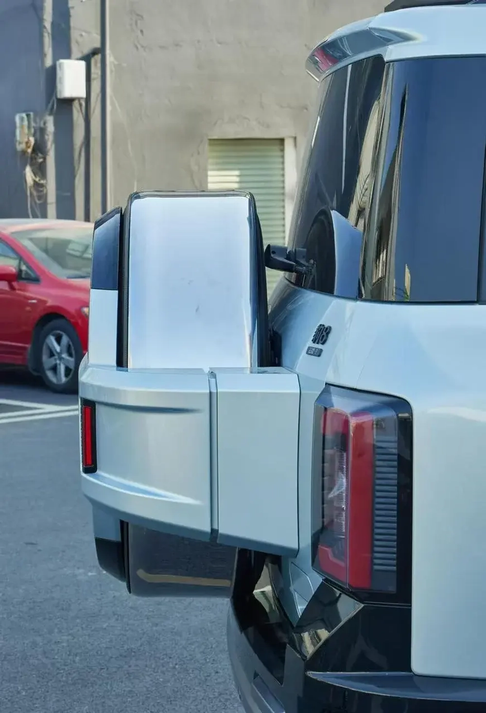 Крышка запасного колеса хромированная для BYD Leopard 8 2024+ обод запасного колеса запаска