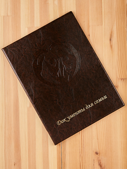 Папка для хранения семейных документов А4 c файлами