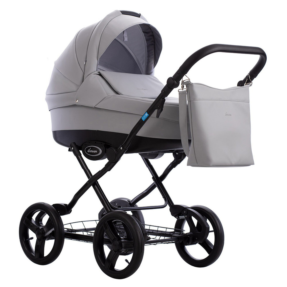 Детская коляска AroTeam Cocoline Prima 3 в 1 03 серая кожа
