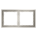 Рамка пластиковая на 2 поста, (кашемир) Voltum S70 VLS100203