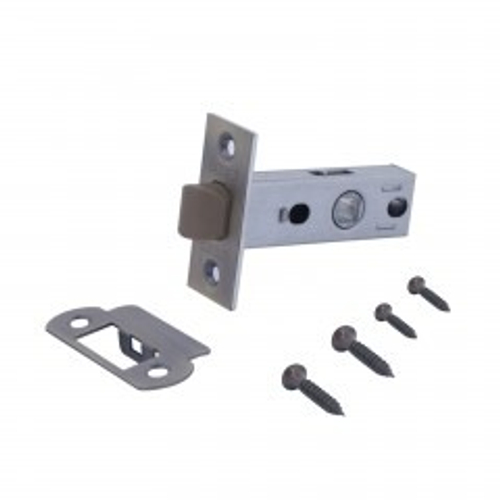 Защелка АЛЛЮР АРТ L45-8 P MAB мат.бронза,пластик, торц.планка 25мм б/ручек  /12336