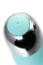 Мятный рельефный вибратор 17,5см с клиторальной стимуляцией ToyFa Flovetta Flax 457707