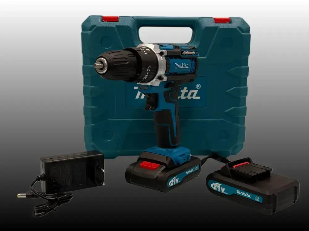 Дрель-шуруповерт, 21 В, 25 Нм, 2 АКБ