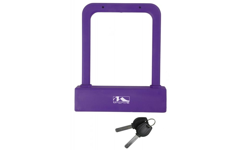 Замок-скоба вело/универсальный 205 фиолетовый M-WAVE