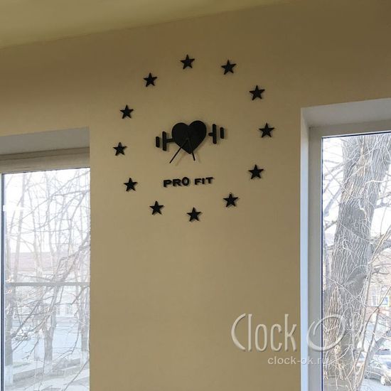 Настенные 3D часы "ПроФит"