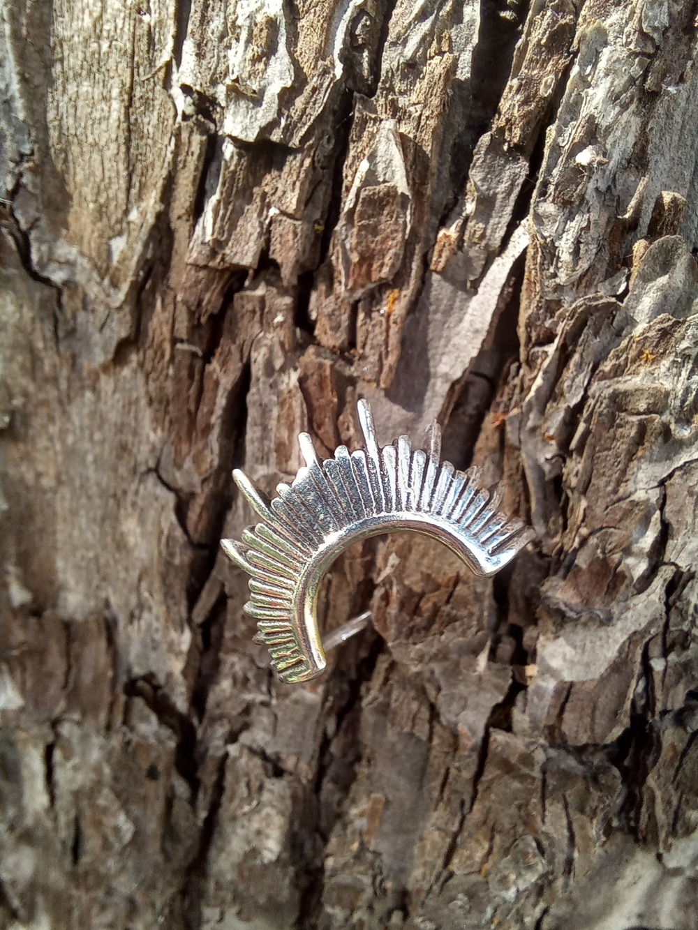 Кольцо ВОСХОД СОЛНЦА, серебро