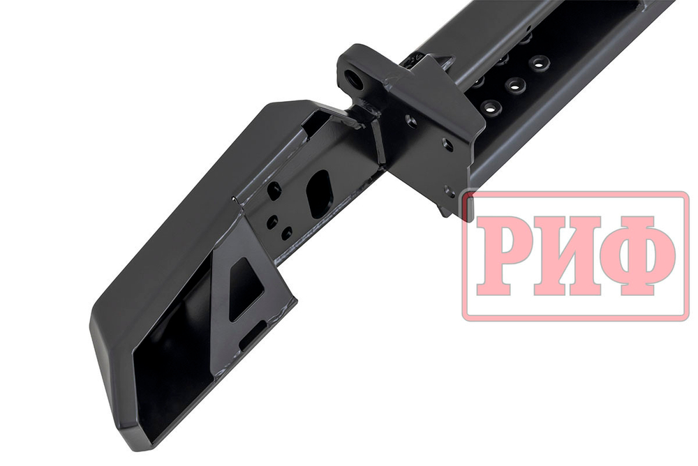 Бампер силовой задний УАЗ Хантер с фонарями, возможностью установки фаркопа, лифт 65 мм РИФ