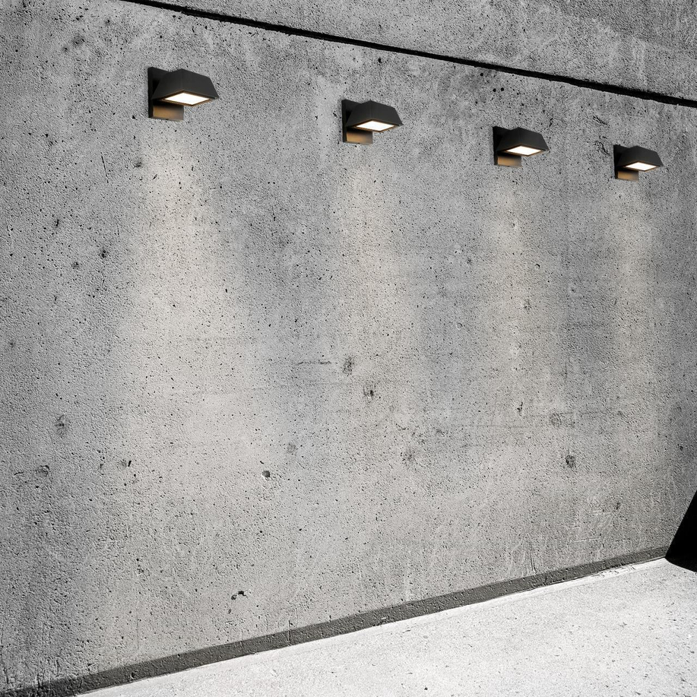 Уличный настенный светодиодный светильник Favourite Trapezium 4300-1W