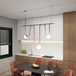 TR5532-BK Штанга для трека-ремня Belty, серия Rod 1.5м, IP20, черный, алюминий