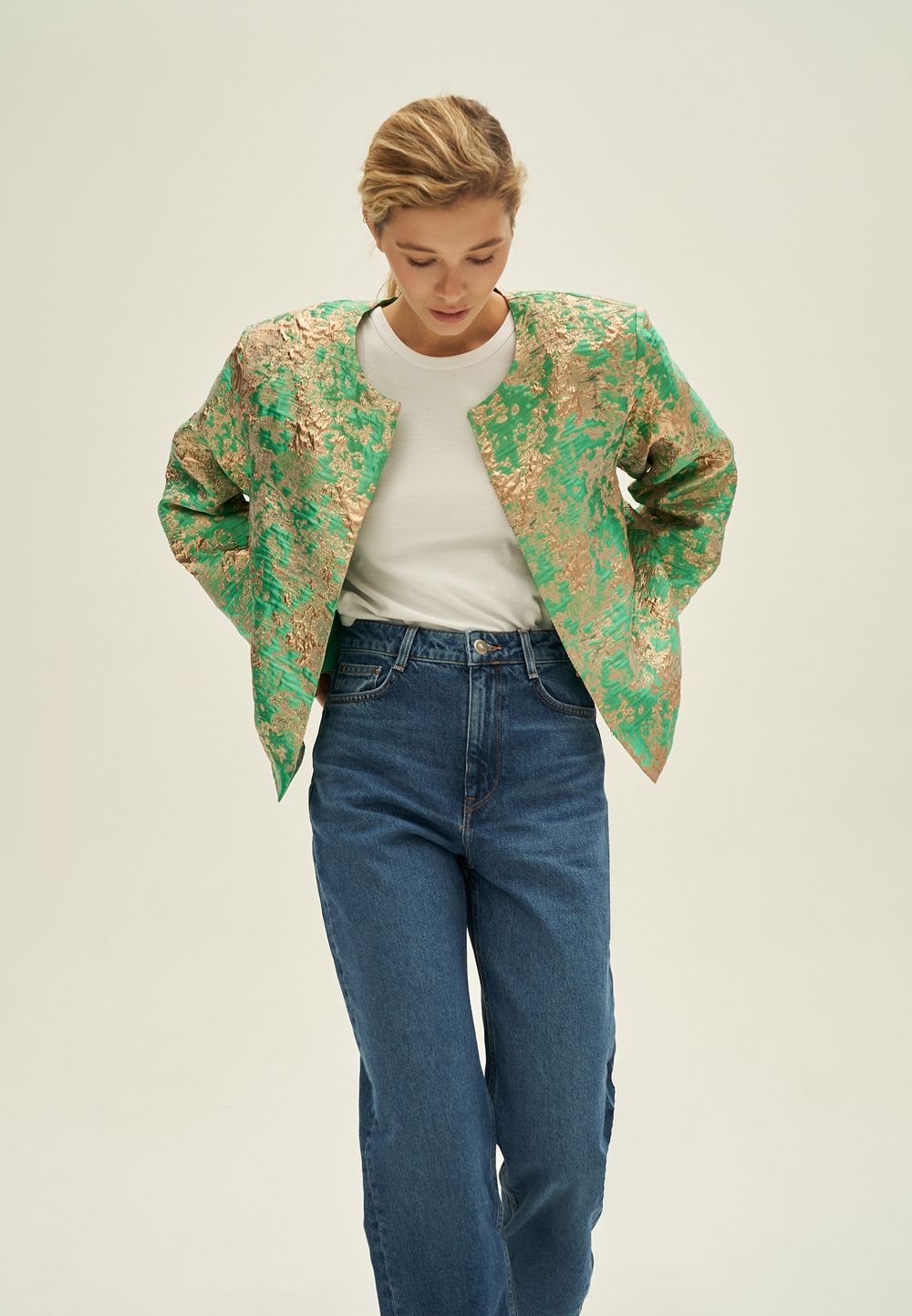 Oriental green jacket