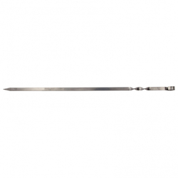 Шампур плоский, 700х12 х 2 мм, нержавеющая сталь, Camping Palisad