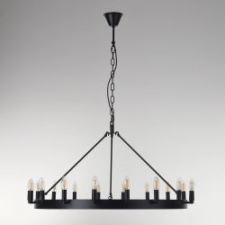 Citilux Смитсон CL470118 Люстра замковая подвесная Чёрная