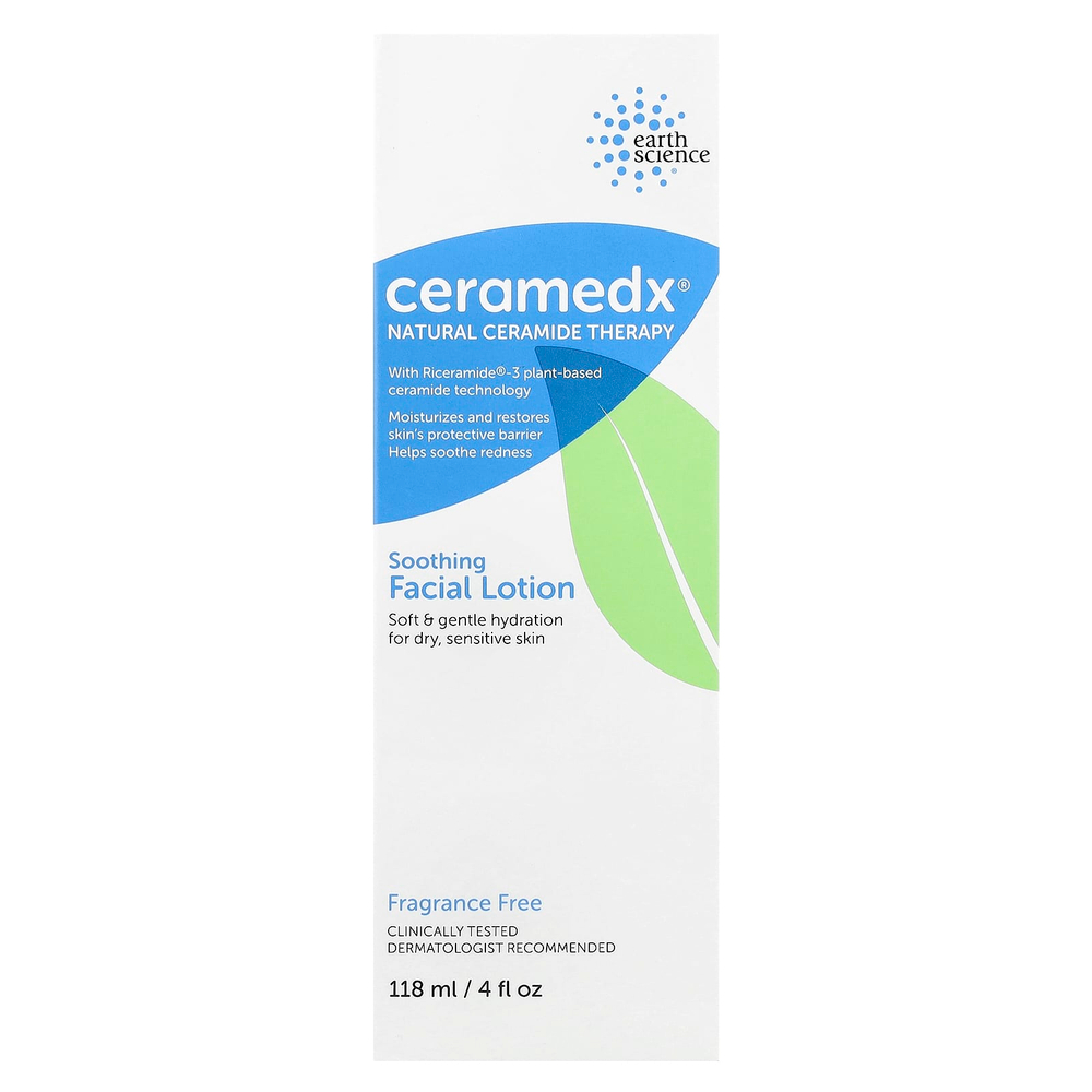 Ceramedx, успокаивающий лосьон для лица, без отдушек, 118 мл (4 жидк. унций)