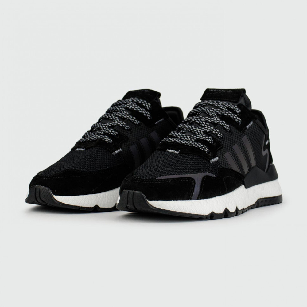 кроссовки Adidas Nite Jogger Black / White