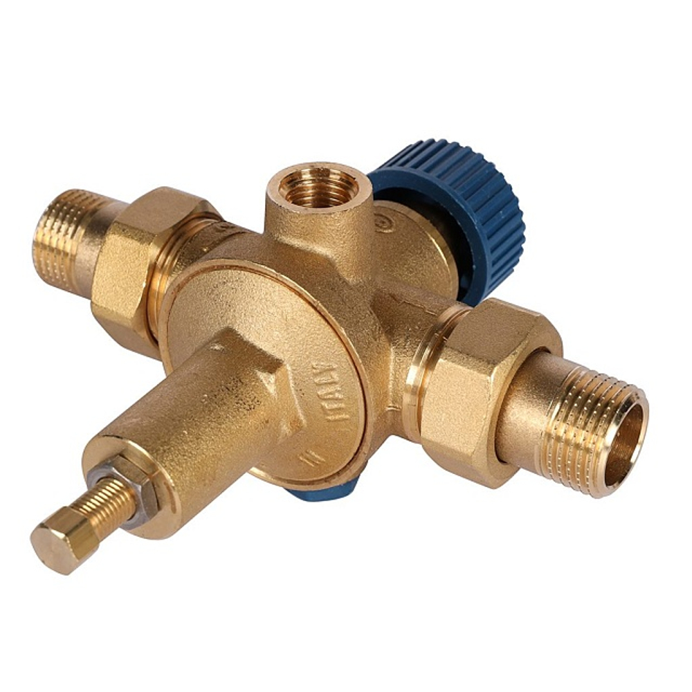 Клапан подпиточный автоматический STOUT - 1/2" (НР/НР, настройка 0.5-4 бар)