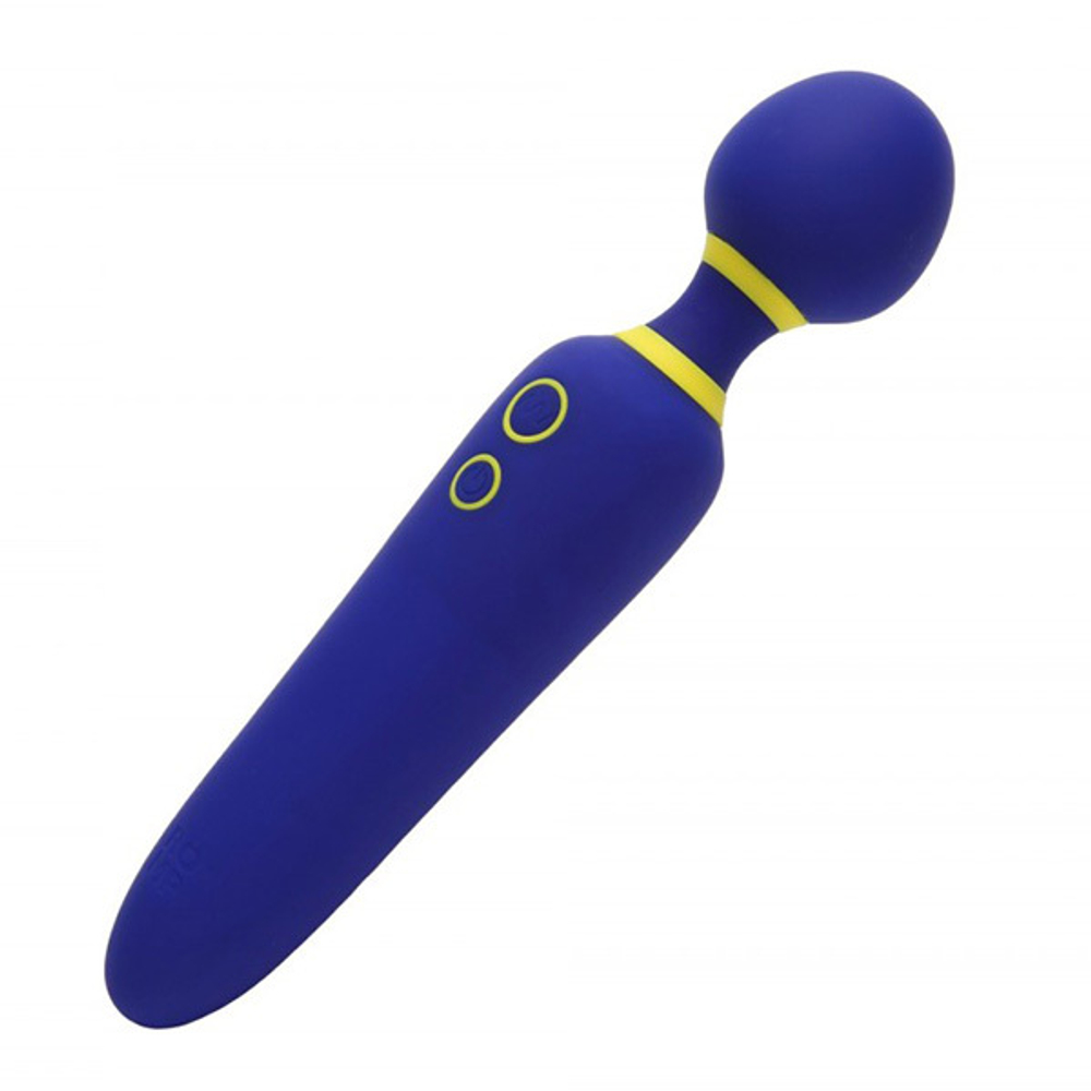 Синий вибратор-вонд 23см Romp Flip RPWDSG5