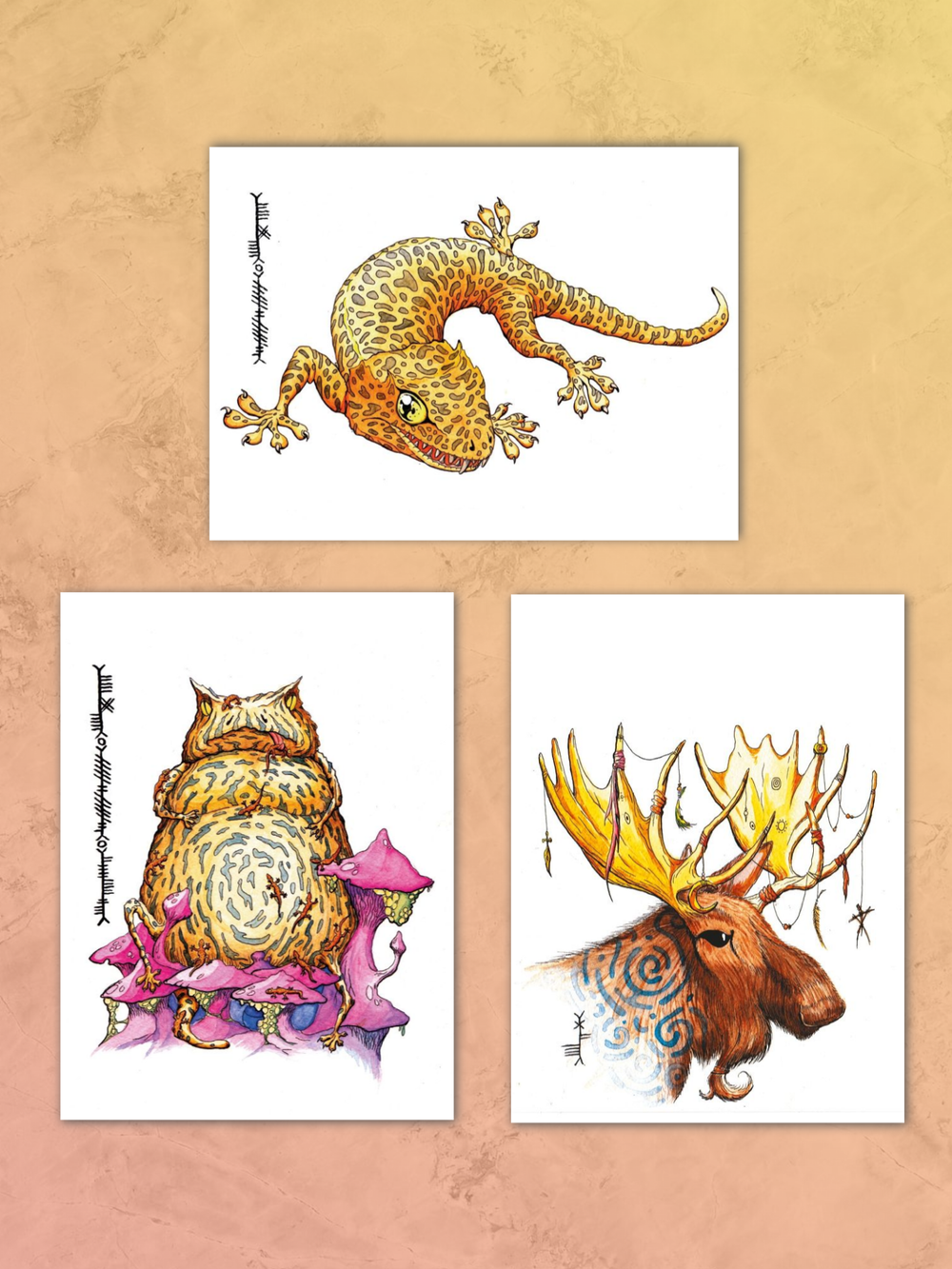 Набор открыток «Штуки с Огамом»