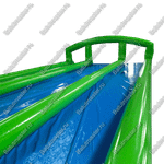 Водная горка без надувного дна, на подкачке ТУРБО "Хит", тройная, 120*6*2 м