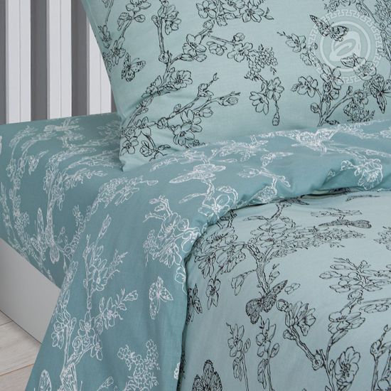 Двуспальный комплект постельного белья Бонсай бязь Премиум наволочки 70x70 см