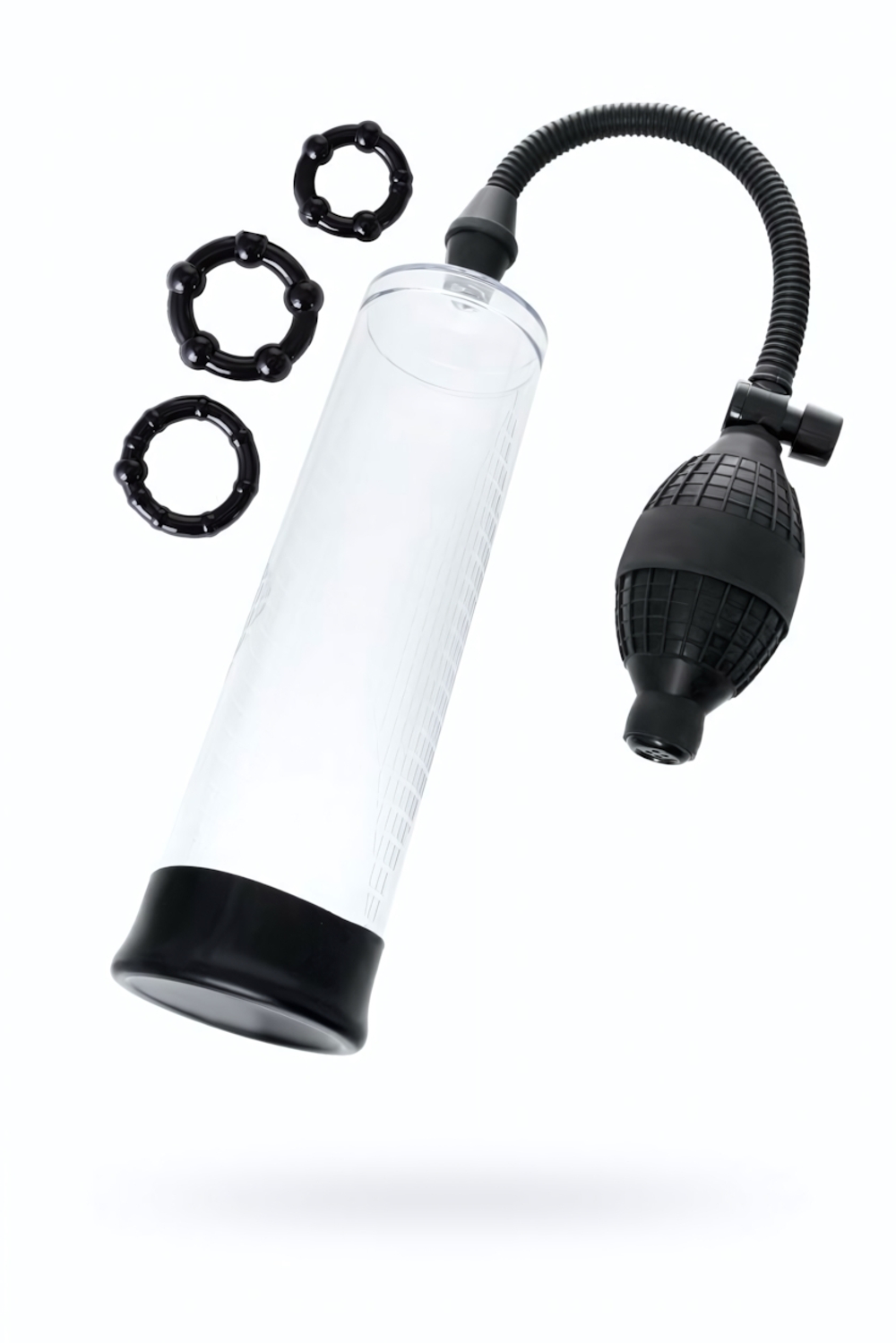 Механическая помпа Sexus Men Erection Bjorn черная 55 см