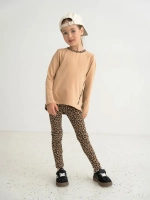 Костюм для девочки, лонгслив и леггинсы