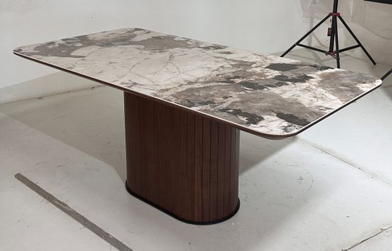 Стол LONOS 180 цвет CA035, керамика / Орех