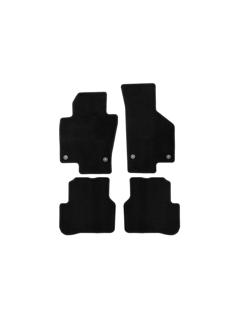 Коврики в салон для VOLKSWAGEN Passat CC 2008-2012, купе, 4 шт. (текстиль) KLEVER01512501200K