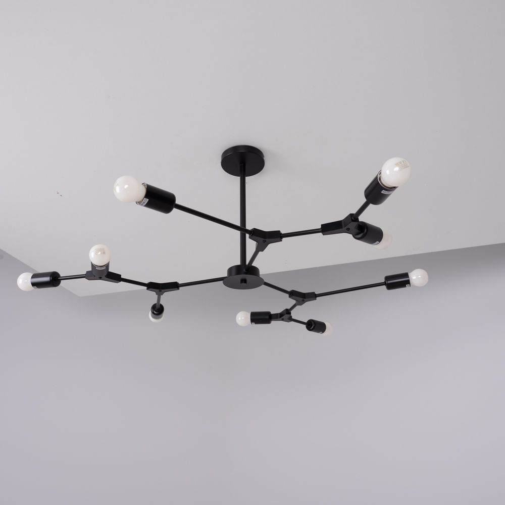 Люстра На Штанге Late D103 Black By Imperiumloft