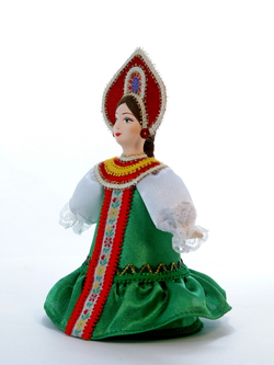 Кукла коллекционная в Девичьем праздничном костюме