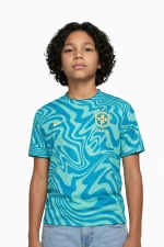 Футболка Nike Brazil 2026 Pre-Match Junior - синий