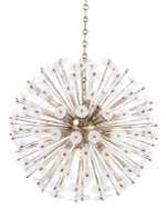 Серебряная люстра спутник “Девон”